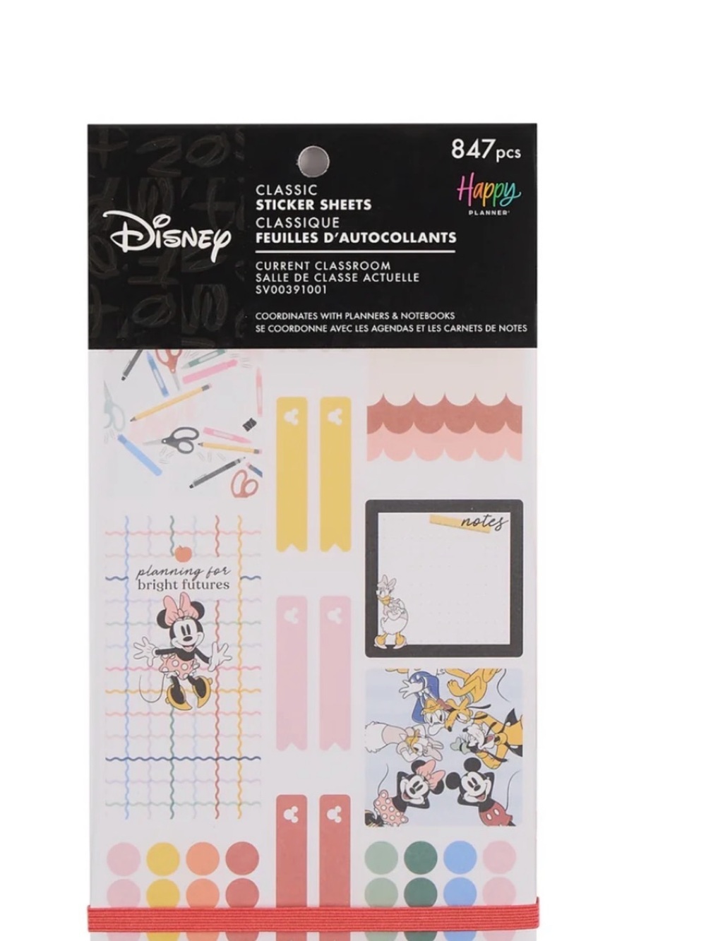 The Happy Planner Disney Classic 847 Stickers - Ret $27